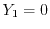 $Y_1=0$