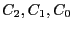 $ C_2, C_1, C_0$