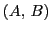 $ (A,\,B)$