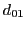 $ d_{01}$