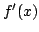 $f'(x)$