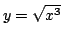 $y=\sqrt[3]{x}$
