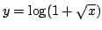 $y=\log(x^2-1)$