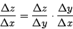 \begin{displaymath}
z=z(y),\qquad y=y(x)
\end{displaymath}