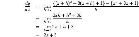 $\displaystyle y=x^2+3x+1$