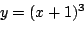 \begin{eqnarray*}
\frac{dy}{dx}
&=&\lim_{h\to0}\frac{\{x+h+2+\frac{1}{x+h}\}-\...
...h\to0}\frac{h(x+h)x+x-(x+h)}{(x+h)xh}\\
&=& \frac{x^2-1}{x^2}
\end{eqnarray*}