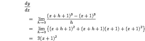 $\displaystyle y=(x+1)^3$