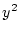 $y^2$