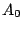 $A_0$