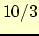 $10/3$