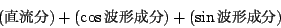 \begin{displaymath}
($BD>N.J,(B) + (\cos $BGH7A@.J,(B) + (\sin $BGH7A@.J,(B)
\end{displaymath}